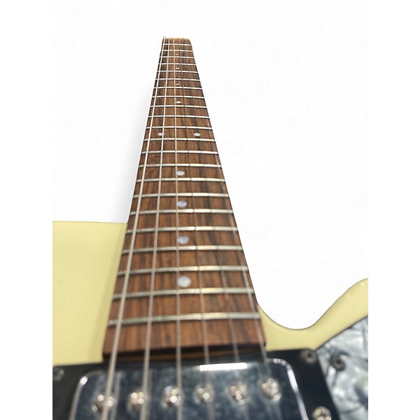 Vintage 1990s Yamaha AES 500 Vintage White Solid Body Electric Guitar