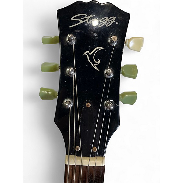 Used Stagg L-400 Black Solid Body Electric Guitar