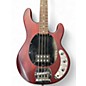 Used Sterling by Music Man Ray4 Crimson Red Trans Electric Bass Guitar