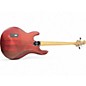 Used Sterling by Music Man Ray4 Crimson Red Trans Electric Bass Guitar