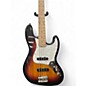 Used Squier jazz bass 2 Color Sunburst Electric Bass Guitar