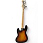 Used Squier jazz bass 2 Color Sunburst Electric Bass Guitar