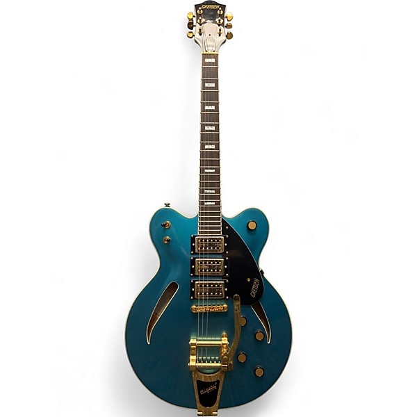 Used Gretsch Guitars CAT CB 3PU Blue Hollow Body Electric Guitar
