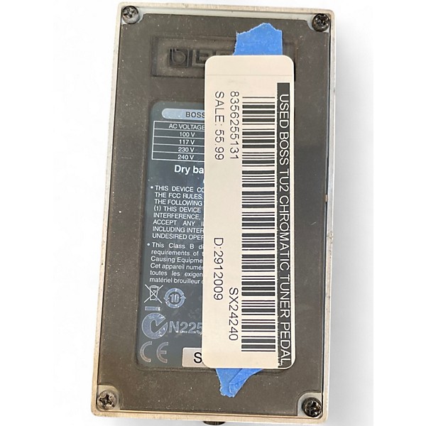 Used BOSS TU2 Chromatic Tuner Pedal