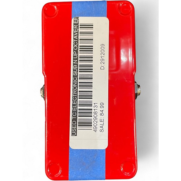 Used TC Electronic Sub N Up Octaver Effect Pedal