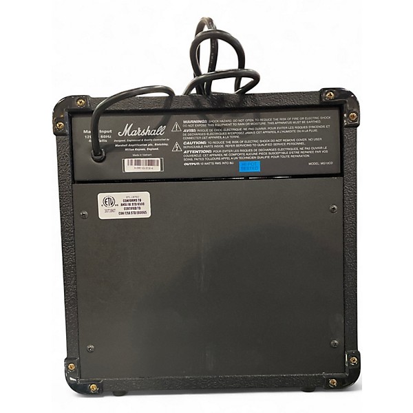 Used Marshall MG10 10W 1X6.5 Guitar Combo Amp