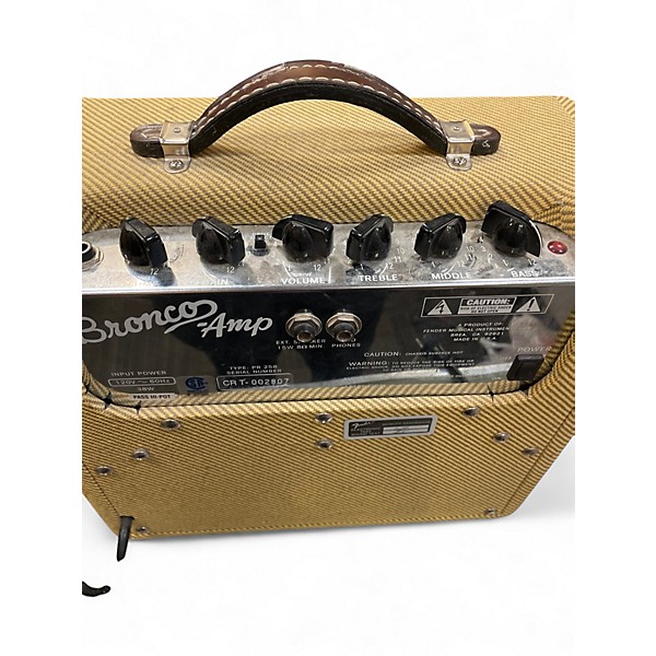 Used Fender Bronco 1x8 15W Tweed Guitar Combo Amp