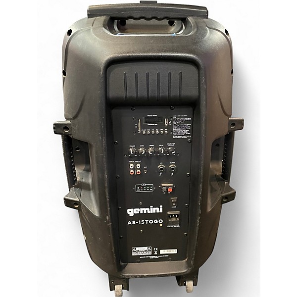 Used Gemini AS15TOGO Powered Speaker