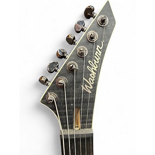 Used Washburn PX610 Trans Black Solid Body Electric Guitar