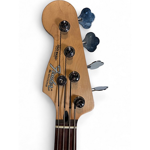 Used 2004 Fender Standard Jazz Bass Natural Electric Bass Guitar