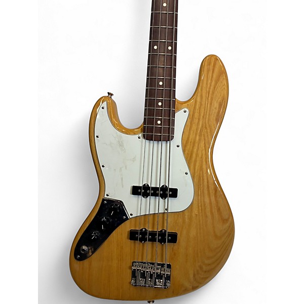 Used 2004 Fender Standard Jazz Bass Natural Electric Bass Guitar