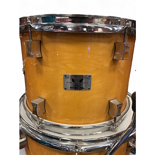 Used Pork Pie 3 Piece Little Squealer 3 Piece Natural Drum Kit