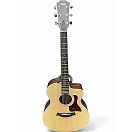 Used Taylor 214CE Natural Acoustic Electric Guitar