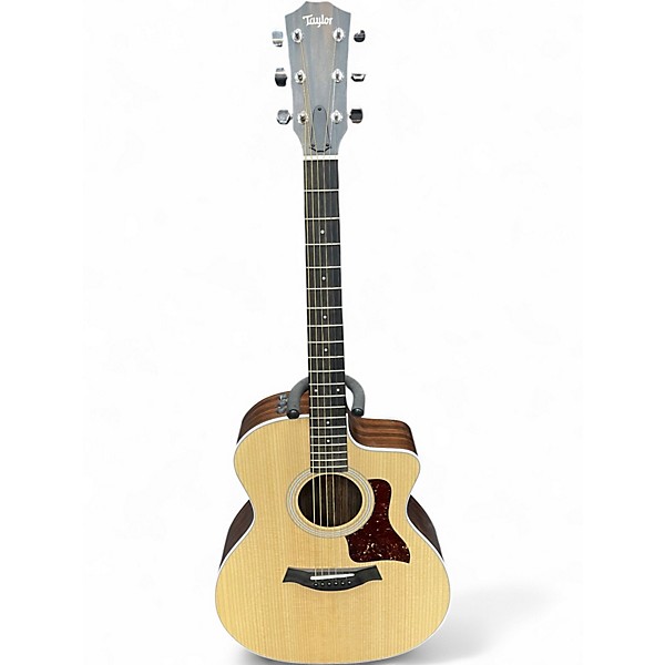 Used Taylor 214CE Natural Acoustic Electric Guitar