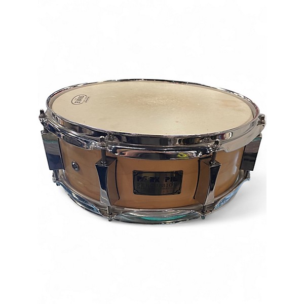 Used 2012 Pork Pie USA 5.5X14 Maple Natural Drum