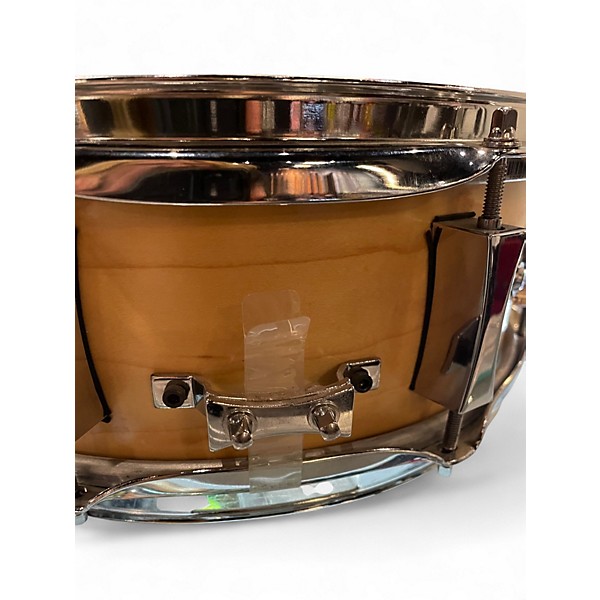 Used 2012 Pork Pie USA 5.5X14 Maple Natural Drum