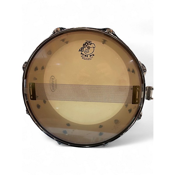 Used 2012 Pork Pie USA 5.5X14 Maple Natural Drum