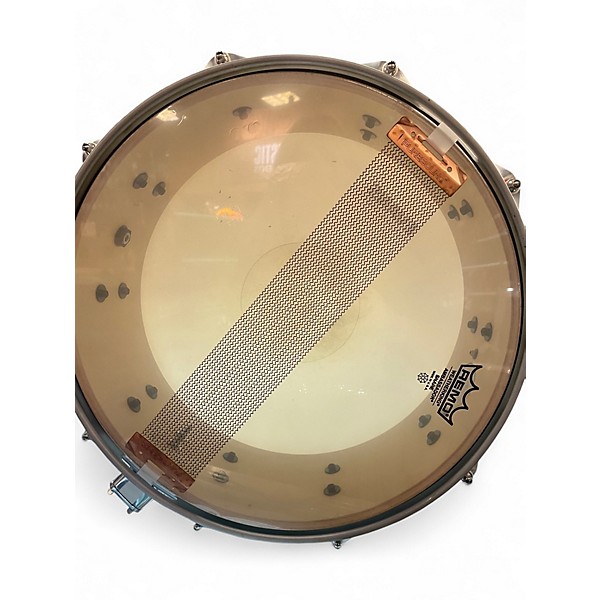 Used DrumCraft 5.5X14 Maple Matte White Drum