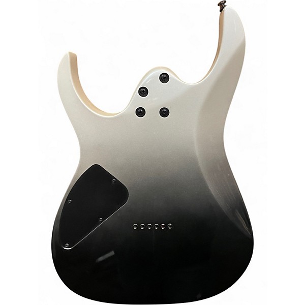 Used Ibanez RG421 Black and Silver Solid Body Electric Guitar