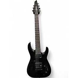 Used Jackson JS22-7 Dinky 7 String Black Solid Body Electric Guitar