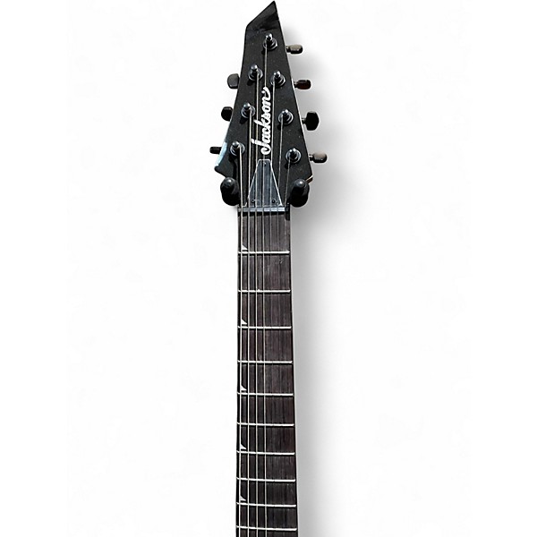 Used Jackson JS22-7 Dinky 7 String Black Solid Body Electric Guitar