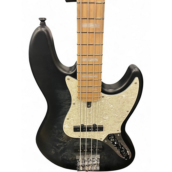 Used Sire Marcus Miller V7 Swamp Ash TRANSPARENT BLACK SATIN Electric Bass Guitar