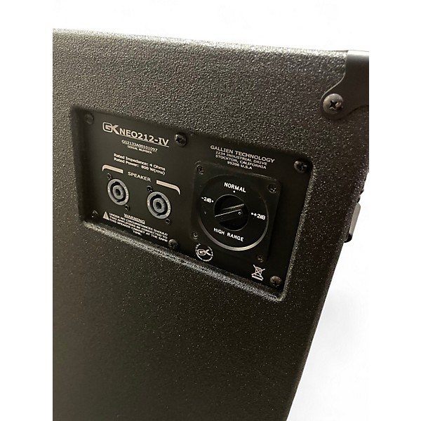 Used Gallien-Krueger NEO212-IV Bass Cabinet
