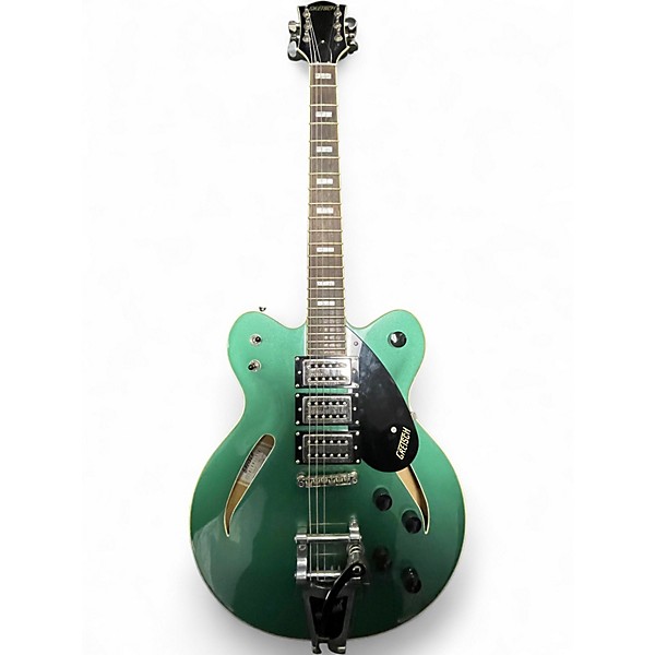 Used Gretsch Guitars G2627T Green Hollow Body Electric Guitar