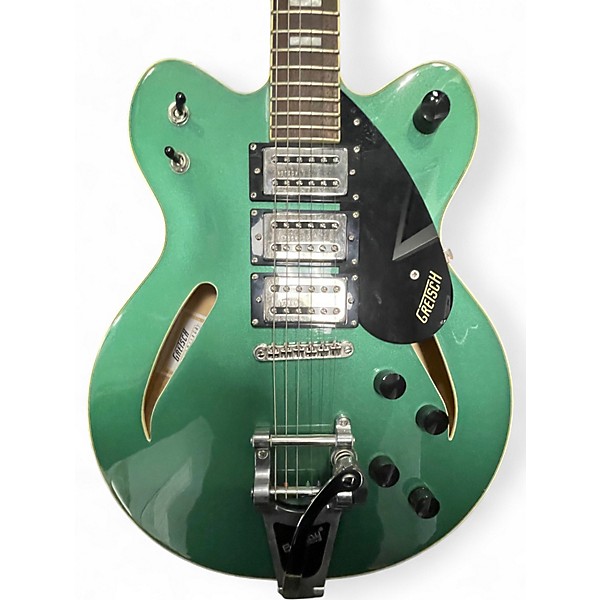 Used Gretsch Guitars G2627T Green Hollow Body Electric Guitar