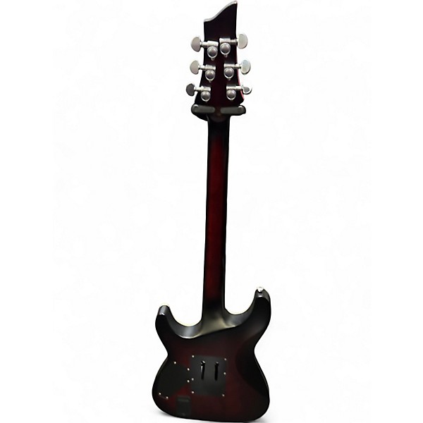 Used Schecter Guitar Research C1 Platinum trans red burst Solid Body Electric Guitar