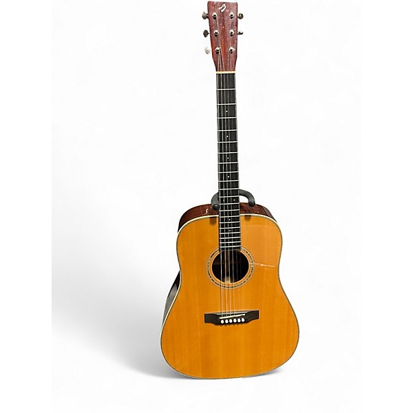 Used Breedlove D/SRE-H American Series Dreadnought Natural Acoustic Electric Guitar