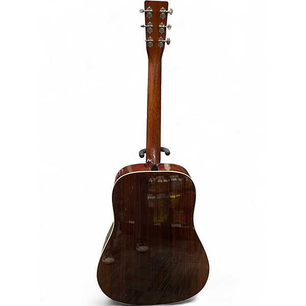 Used Breedlove D/SRE-H American Series Dreadnought Natural Acoustic Electric Guitar