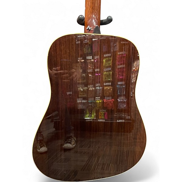 Used Breedlove D/SRE-H American Series Dreadnought Natural Acoustic Electric Guitar