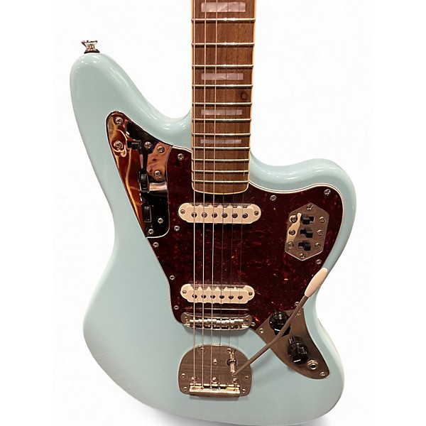 Used Squier CLASSIC VIBE 70S JAGUAR Daphne Blue Solid Body Electric Guitar