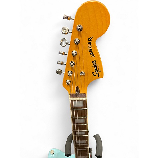 Used Squier CLASSIC VIBE 70S JAGUAR Daphne Blue Solid Body Electric Guitar