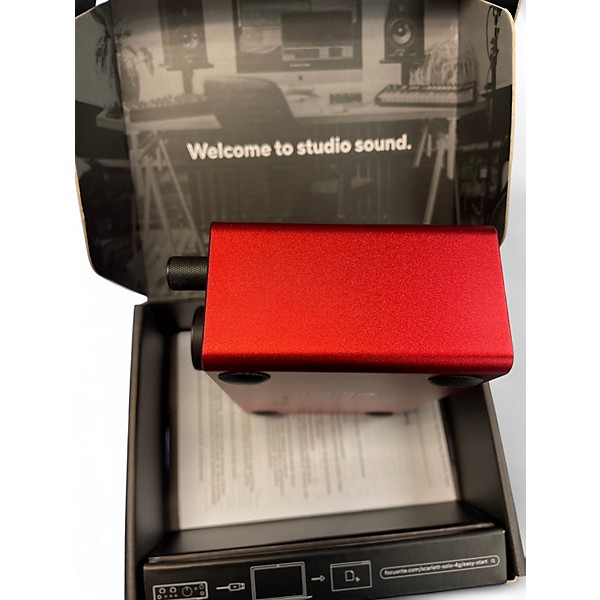 Used Focusrite SCARLETT SOLO GEN 4 Audio Interface