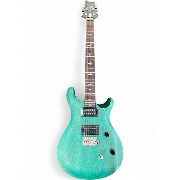 Used PRS SE Custom 24 Turquoise Solid Body Electric Guitar