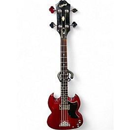 Used Epiphone SG E1 Cherry Electric Bass Guitar