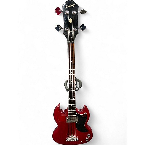 Used Epiphone SG E1 Cherry Electric Bass Guitar
