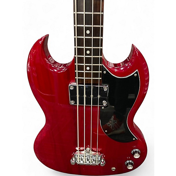 Used Epiphone SG E1 Cherry Electric Bass Guitar