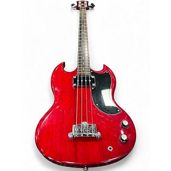 Used Epiphone SG E1 Cherry Electric Bass Guitar