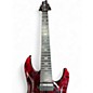 Used Schecter Guitar Research C7 APOCALYPSE Crimson Red Burst Solid Body Electric Guitar
