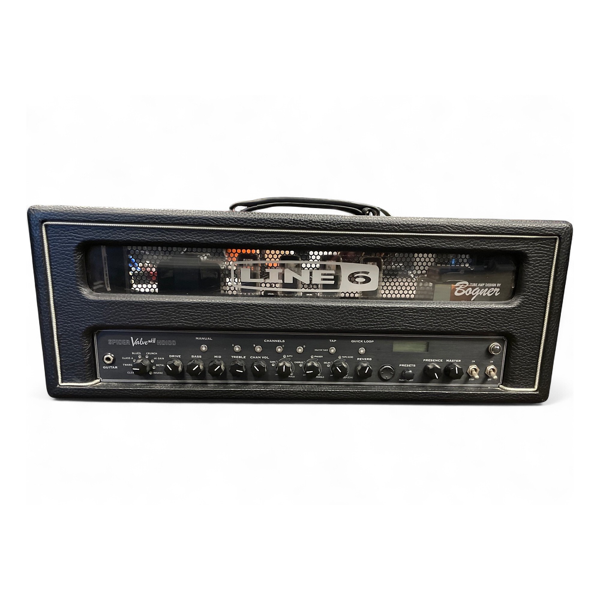 LINE 6 SPIDER VALVE HD100 Bogner ヘッドアンプ Used Line 6 Spider Valve HD100 MKII w/FBV shortboard Tube Guitar