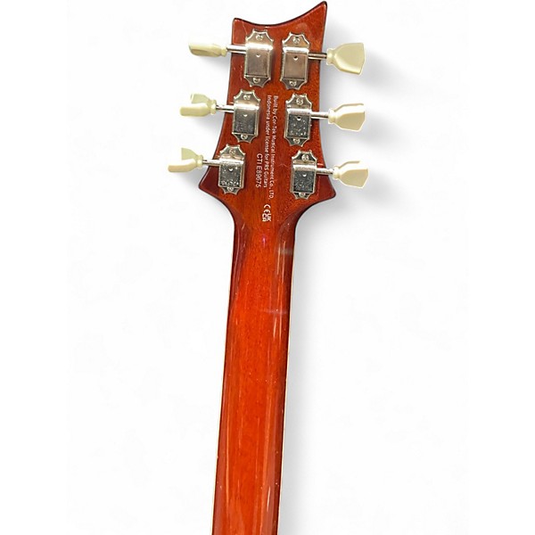 Used PRS SE Singlecut McCarty 594 quilt amber burst Solid Body Electric Guitar