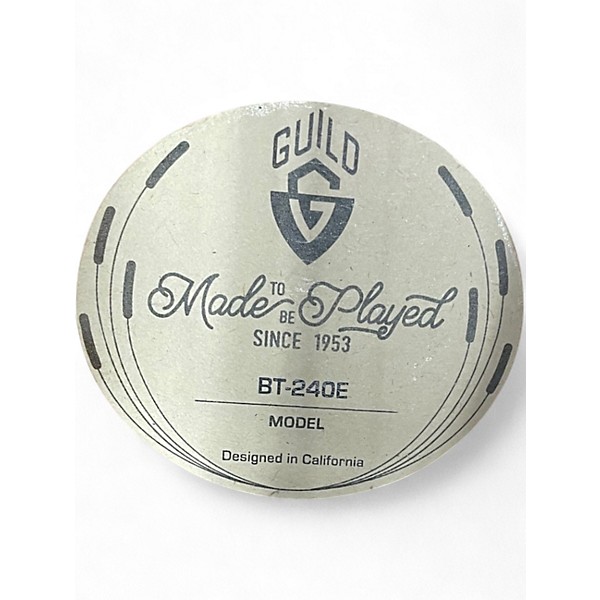 Used Guild BT 240E Natural Acoustic Guitar