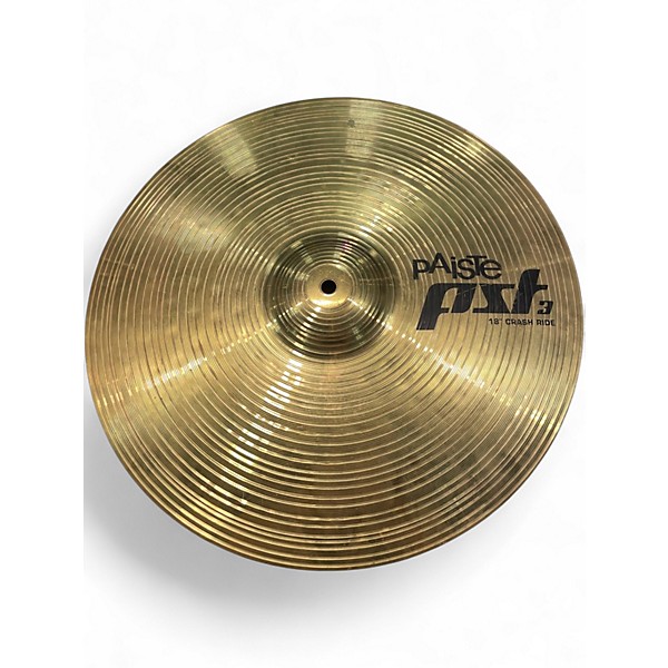 Used Paiste 18in PST3 Crash Ride Cymbal