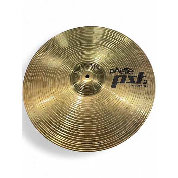 Used Paiste 18in PST3 Crash Ride Cymbal