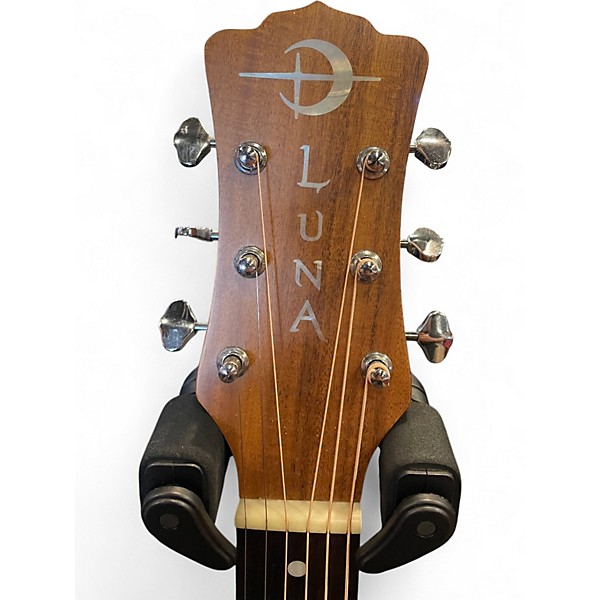 Used Luna HT KOA GCE L Koa Acoustic Electric Guitar