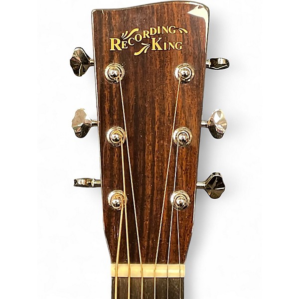Used Recording King RO318 Natural Acoustic Guitar