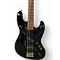 Used 2021 Fender Aerodyne Jazz Bass Black Electric Bass Guitar